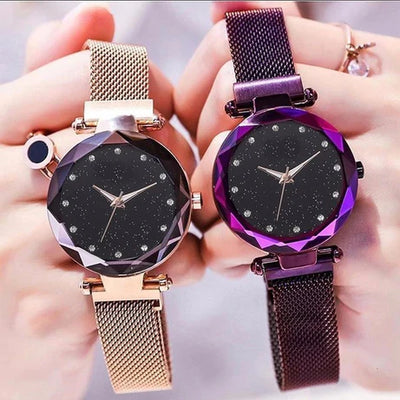 Classy Magnet Chain Elegant Women Wrist Watch